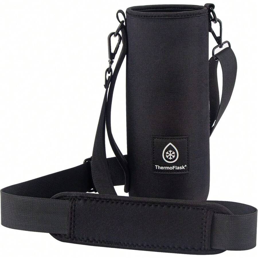 mhjThermoFlask - chamarra de hielo para botellas de vino soporte para botellas de vino con hebilla y correa ajustables portador de vino con bloqueo de temperatura portador de vino para viajessleeping Bags