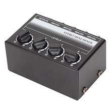 mhjMezclador de Audio Pasivo de 4 Canales Minimezclador Estéreo Profesional Consola de Placa de Sonido Entrada para Consola de Estudio de Grabación de PC Club de Escenariosleeping Bags - 219165114 - Ver 8