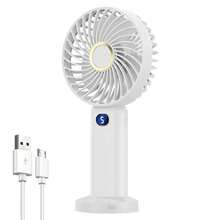 Mini ventilatore portatile, ventilatore da viaggio palmare, 5 velocità del vento regolabili e silenziose, ricaricabile USB, adatto per ufficio, casa, viaggi all'aperto, rinfrescamento estivo, spiaggia, articolo da viaggio essenziale, scelta primaverile ed estiva, regalo per damigelle, camera da letto, decorazione, spiaggia, viaggio, per uomo, per donna, vacanza, oggetti carini - Multicolore - Visualizzare 16