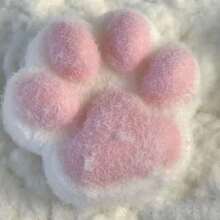 4-Inch Large Handmade Cat Paw Squeeze Toy, Cute Soft Stress Relief Toy - Multicolor - View 7