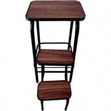 Escalera Banco Plegable de Madera Decorativo Ideal para hogar y Oficina | Práctico y Funcional.escalera plegable/muebles/escalera/escaleras plegable portátil - por defecto - Ver 3