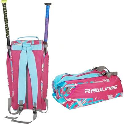 mhjRawlings REMIX Bolsa de equipo de lona T-Ball and Youth Baseball/Softballsleeping Bags
