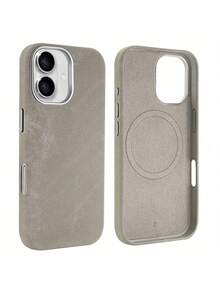 适用于 17 Air Pro Max 16 15 14 13 17 Pro 的奢华磁吸手机壳，高品质充电磁吸设计，也适用于 Galaxy S25 S24 Ultra 手机保护套 - 淺灰色 - 查看 3