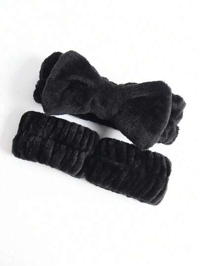 1条休闲百搭纯色运动头带，吸汗头巾，优雅围巾式头带，女士适用，柔软材质，适合秋冬季节。