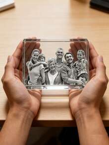 1 khối pha lê khắc ảnh đôi theo yêu cầu, đồ trang trí pha lê hình vuông khắc ảnh đôi cá nhân hóa, quà lưu niệm pha lê khắc ảnh 3D độ phân giải cao, quà kỷ niệm tình yêu lãng mạn, quà tặng ngày Valentine, quà kỷ niệm ngày cưới, quà tặng sáng tạo cho cặp đôi, đồ trang trí phòng ngủ, bàn làm việc, nhà cửa. - Trong sáng - Xem 8