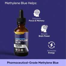 Miriyalyad Elevate Your Health With Methylene Blue- Pharmaceutical Grade 99.99% Purity, Made In The USA.  Formaldehyde-Free, And Designed To Support Your Wellness Goals[Free Shipping ](2026 Latest Version) - 2PCS - 查看 4