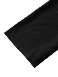 Bata de manga larga con botones de estilo tradicional de Oriente Medio para hombres - Negro - Ver 7