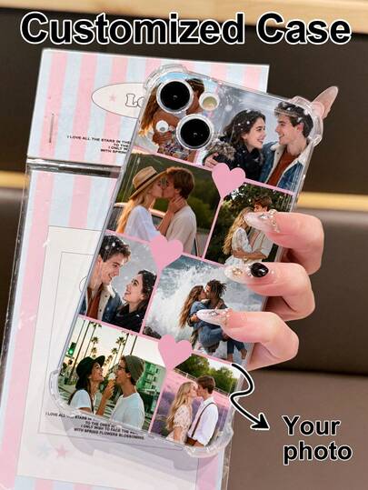 Funda de teléfono personalizada minimalista con foto personalizada, funda de teléfono a prueba de golpes para A13, A14, A15, A16, A33, A34, A35, A52, A53, A54, A55, S20, S21, S22, S23, S24, S25 Ultra Plus, 11, 12, 13, 14, 15, 16, 17 Pro Max