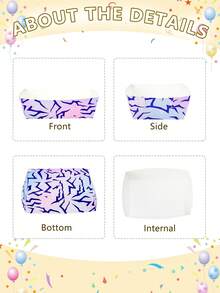 10 piezas/20 piezas/50 piezas Bandejas de papel con temática K-Pop, en colores morado, rosa y azul, en forma de barco de papel, se pueden usar como platos, bandejas, adecuadas para eventos con temática K-Pop, fiestas de cumpleaños, baby showers y otras ocasiones - Multicolor - Ver 6