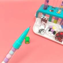 1 Conjunto Canetas Mágicas de Areia Movediça DIY, Estilo Criativo Fresco e Fofo Estilo Ins, Canetas Companheiras de Varinha de Fada, Canetas Mágicas Coloridas, Conjunto de Presentes de Papelaria Fofa e Divertida, Conjunto de Presentes de Aprendizagem, Presente de Ano Novo - Multicolorido - Visão 5