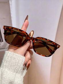 Set de 3 gafas de moda de mujer con marco rectangular estilo bohemio, excelentes para el verano, la playa, los viajes, las fiestas, los regalos y el uso diario - Multicolor - Ver 3