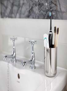 Joseph Joseph EasyStore Luxe Quick-Drain Stainless-Steel Soap Dish - ColorA - 查看 5