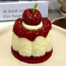 香辣布丁软萌玩具，可爱夏日多巴胺设计，硅胶减压玩具，生日礼物、理想礼物、惊喜礼物、节日礼物、季节礼物的完美之选 - 彩色 - 查看 5