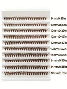 D型卷翘蓬松假睫毛，柔软浓密，打造自然妆效，睫毛簇，单根假睫毛 - D - 查看 5