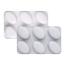 6孔咖啡豆形状硅胶糖果模具，适用于制作糖果、巧克力、DIY蛋糕装饰