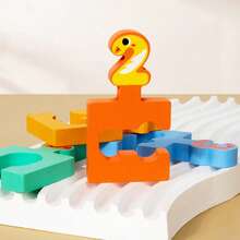 1Set Shape Snap Matching, Building Blocks, Digital Fruit Puzzle Board, Shape Matching Thinking Training, Early Education Puzzle, Wooden Toys, Animal Transportation, Digital Fruit Puzzle Board Game, Shape Matching Thinking Training, Building Blocks, Early Education Toys, Cognitive Puzzle Board Matching, Early Education Puzzle Toys, Parent-Child Interaction, Fun Wooden Toy Gifts - Multicolor - View 9