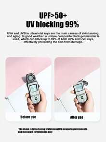 迷你五折金色手柄便携遮阳伞,超轻可折叠女士阳伞,防紫外线,紧凑折叠设计,铝合金伞杆 - 优雅纤细,防风轻便,户外迷你便携遮阳伞,适合通勤、旅行、上学、户外活动、日常使用,女士雨伞,旅行必备,妇女节礼物,旅行必备,婚礼回礼,Y2K风格,卧室装饰,汽车配件,厨房装饰,可爱小物,母亲节礼物,卧室装饰,花园装饰,厨房装饰,夏季,海滩装饰,旅行必备,房间装饰,软萌可爱,毕业季礼物 - 彩色 - 查看 5