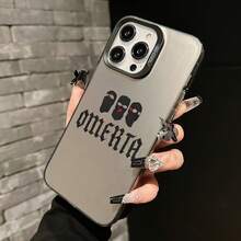 Skeleton Pattern Phone Case, Full Lens Protection, Phone Accessories Compatible with iPhone 16 15 14 13 12 11 XS Max XR X Plus Pro Max, Case - Durchscheinend schwarz - Übersicht 3