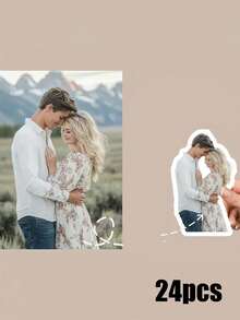 25 miếng dán mặt tùy chỉnh, quà tặng tiệc tùng, trang trí sinh nhật lần thứ 30, nhãn cắt sẵn, trang trí tiệc độc thân, ảnh cá nhân hóa, trang trí sự kiện, hình dạng độc đáo, điểm nhấn lấp lánh, nhãn tự dính, nhãn dán cá nhân hóa, nhãn dán tường. - Nhiều màu - Xem 15