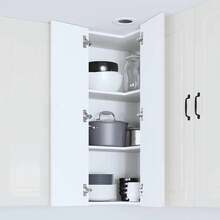 vidaXL Armadio da cucina Kalmar Blanc brillante 57 x 57 x 100 cm - Bianco - Visualizzare 4