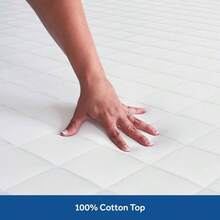 Luxury Cotton Soft Top Layer, High Loft Comfort EternaLoft Fiberfill, Durable Stretch Corners Mattresses 18 Inches Deep Washable Fitted Mattress Pad, King Size, White - Sinh đôi - Xem 2
