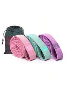 Long Knitted Resistance Band, Elastic Stretch Band For Fitness, Pull-Up Training - Color/style Random - View 13