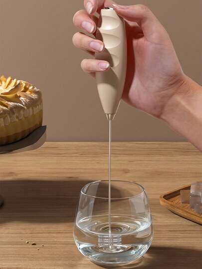 Milk Frother, Battery-Powered (2 AA Batteries Not Included),Powerful Handheld Milk Frother, Mini Milk Foamer,Coffee Stirrer, Stainless Steel Drink Mixer For Coffee, Lattes, Cappuccino,Matcha,Hot Chocolate, Portable Foam Maker,Electric Wireless Blender Mini Coffee Maker,