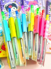 1pc Pokemon Pocket Monster Notebook With 1 Pen, Spiral Bound Memo Pad, Student Gift, Suitable For Holidays, Parties, Small Gifts (Pen And Notebook Are Random Combination) - Multicolor - View 6