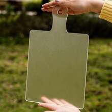 Clear/Black Acrylic Cutting Board - Chopping Board With Counter Lip, Non-Slip & Stain-Resistant For Kitchen Fruits & Vegetables - Clear Design Protects Countertops, Easy To Clean - Perfect Gift For Parents, Kitchen Chopping Board (2 Colors Available) - Multicolor - View 10