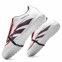 Men's Football Shoes With Enhanced Shock Absorption, Made Of Wear-Resistant Rubber To Optimize Traction And Stability, Suitable For Both Men And Women - White - View 6