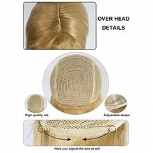 Extra Long Straight Blonde Princess Cosplay Wig With Bangs For Women, Natural Looking 60Inch Synthetic Hair Anime Costume Party Wig, Suitable For Daily Fashion Matching, Christmas, Valentine Day, Holiday, Comic Con, Concerts, Exhibition & Photo Shoots. Comfortable Fit, Breathable Design, Easy To Maintain. - Multicolor - View 7