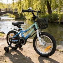 14/16 Zoll Fahrrad mit Stützrädern - leichtes Pendlerrad, Farbe wird zufällig ausgewählt - Verschiedenfarbig - Übersicht 8