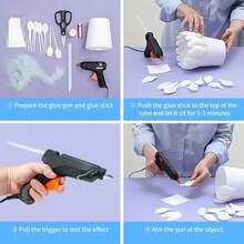 50/100pcs Mini Super Transparent Hot Melt Glue Sticks, Transparent Hot Melt Glue, Smooth And Clear, Odorless, Strong Adhesion, Compatible With Most Hot Glue Guns, Suitable For DIY, Arts, Crafts, Sealing, Woodworking, Plastics, Fabrics, Ceramics, Etc. The Working Time Of The Product Tools May Have A 5% Difference. - Multicolor - View 5