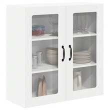 vidaXL Armadio da cucina Bianco 80 x 31 x 80 cm Legno d'ingénierie - Bianco - Visualizzare 3