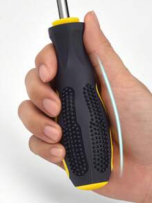 2pcs/Set Magnetic Tip Screwdriver Set - Made Of TPR Material, Suitable For Home Repairs, Construction And Various Applications. ( + Flat Head Screwdriver) (Random Style)