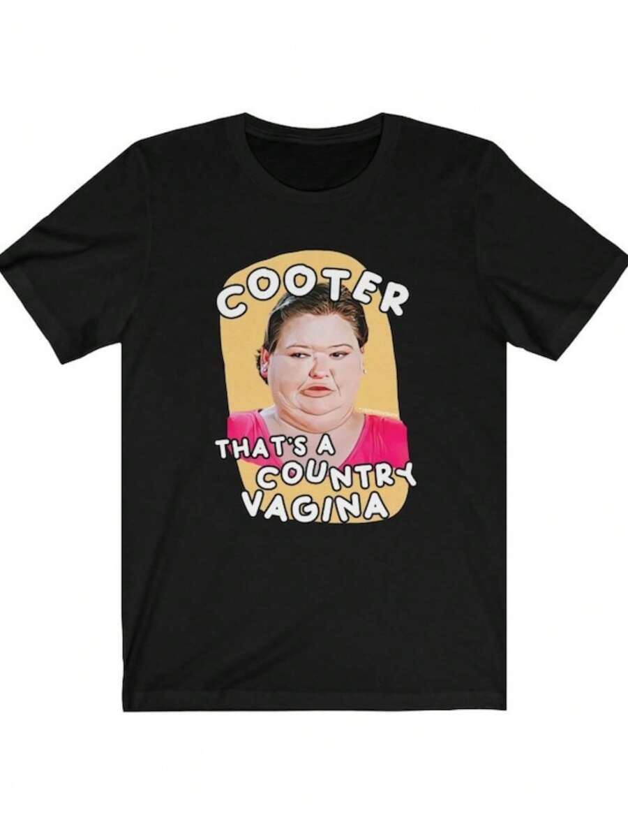 Cooter It's Country...! _ Amy Slaton Quotes _ 1000lb Sisters T-Shirt _ Reality TV Fans  Culture _ - 黑色 - 查看 1