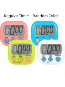 1入組塑料數字計時器適合日常生活經典電子秒錶計時器