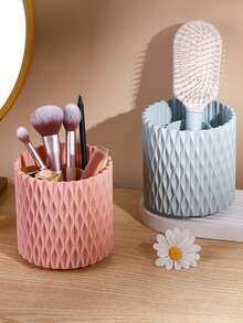 1pc 360° Rotating Makeup Brush Holder, Multi-Functional Desktop Organizer, Can Hold Lipsticks, Eyebrow Pencils, Skincare Products And Stationery, Perfect Birthday/Wedding Gift For Parents, Friends, Teachers, Also Suitable For Vanity Table - Multicolor - View 10