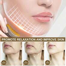 New Lymphatic Contour Face Brush, Dry Brushing Face Brush, Lymphatic Drainage Massager For Face, Chin & Jawline Sculpting, Ergonomically Designed To Fit The Skin Precisely And Relieve Fatigue - 透明色 - 查看 6