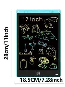 2-Inch Large Screen Electronic Writing Board For Kids, Magic Board, Whiteboard, One-Key Erase Reusable Drawing Tablet With Stylus, Office Planning Board, Durable PVC Design, Creative Learning Tool, Smooth Surface, A Great Gift