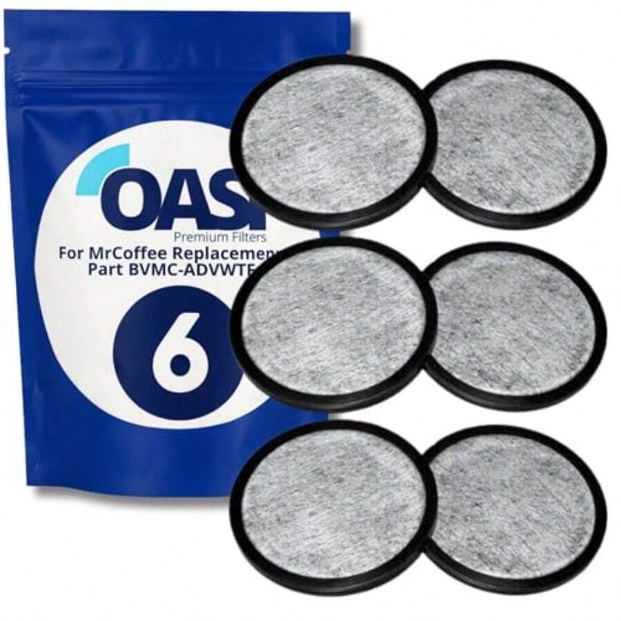 mhjFiltros para Cafetera Mr. Coffee de Carbon Activado Pack 6 Filtros - OASI Filters for Mr. Coffee Machines 6 Pack CERTIFIEDsleeping Bags - como en la foto - Ver 1