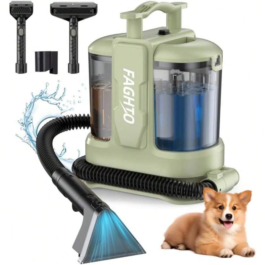 mhjAspiradora de Agua Limpiador de Tapiceria Succión 14 kPa 1000W Aspiradora para Lavar Sillones Auto-limpiante con 3 Cepillos para Sofás Telas y Manchas de Mascotasleeping Bags - 219289106 - Ver 1