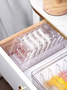 10个装透明盖收纳盒，适用于存放指甲油、手链、项链，也可作为珠宝展示盒使用，便携式抗氧化手链盒 - 彩色 - 查看 7