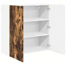 vidaXL Armário de cozinha Chêne fumé 80 x 31 x 80 cm Bois d'ingénierie - Castanho - Ver 5