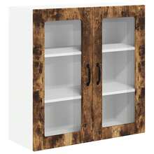 vidaXL Armoire de cuisine Chêne fumé 80 x 31 x 80 cm Bois d'ingénierie - Tabac - Voir 1