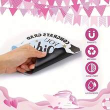 7 件套结婚周年纪念邮轮门磁贴 - 7 套婚礼船舱锚形装饰磁性贴纸，适用于嘉年华派对冰箱、汽车装饰和车库储物柜