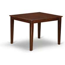 East West Furniture MLCE5-MAH-10 Milan - Juego de Cocina de 5 Piezas para 4 Unidades Incluye una Mesa Rectangular de Comedor con Hoja de Mariposa y 4 sillas Acolchadas de Tela de Lino Dalia 36 x 54cc - Caoba - Ver 4