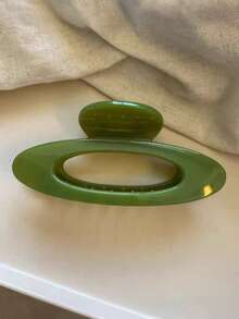 Bộ 2 kẹp tóc hình oval cong cổ điển cao cấp dành cho nữ, kiểu dáng tối giản thanh lịch, màu trơn, phù hợp cho sử dụng hàng ngày, thường ngày, dự tiệc, đi biển, du lịch, tạo kiểu tóc, gội đầu, trang điểm, phụ kiện trang phục, phụ kiện tóc thanh lịch cho mùa thu/đông/xuân/hè, phụ kiện tóc cần thiết cho kỳ nghỉ. - Nhiều màu - Xem 5