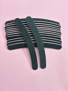 50/25/10/5pcs Professional Curved Nail File 100/180 Grit,Nail Supplies,Nail Tools,Nail Art Tools,Back To School,Nails,Nail Tools For Press On Nails