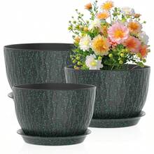 Black With Green Speckles + 12+10+9 Inch